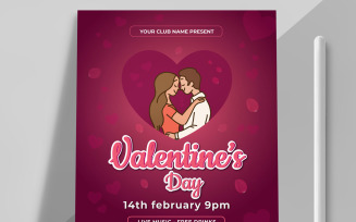 Valentines Day Poster Template
