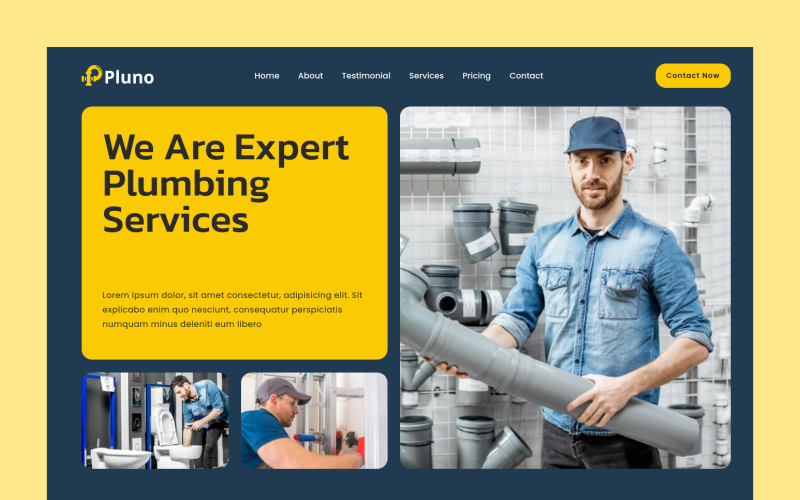 Template #374735 Services Plumber Webdesign Template - Logo template Preview