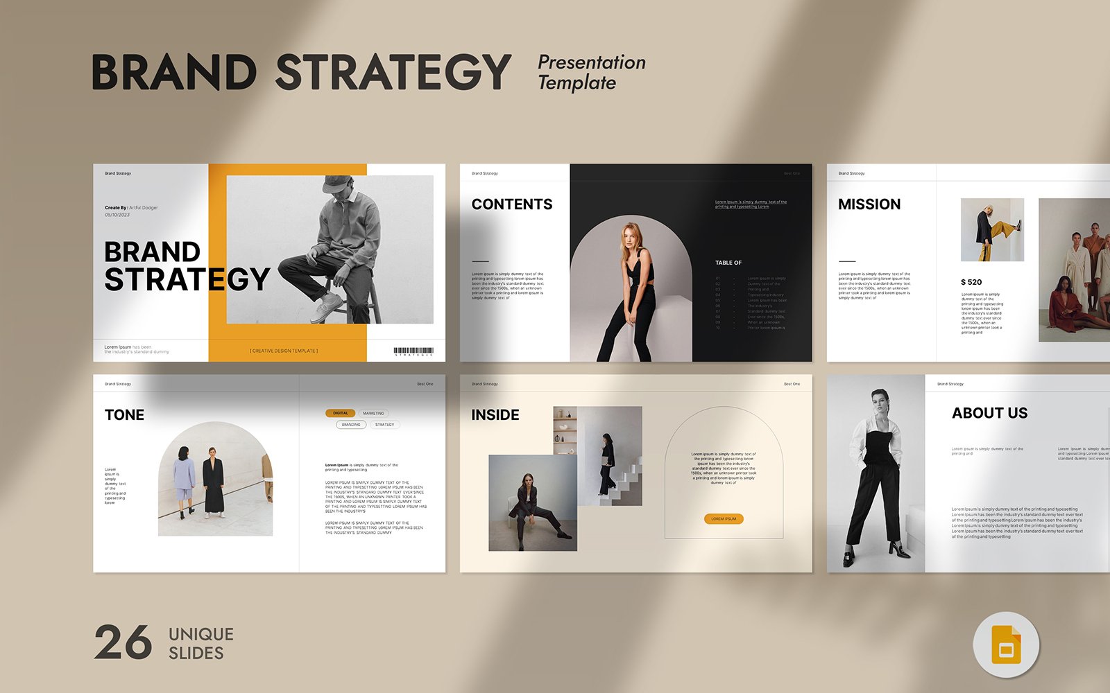 Kit Graphique #374782 Brand Strategie Divers Modles Web - Logo template Preview