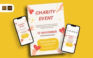 Decorative Charity Event Flyer Template
