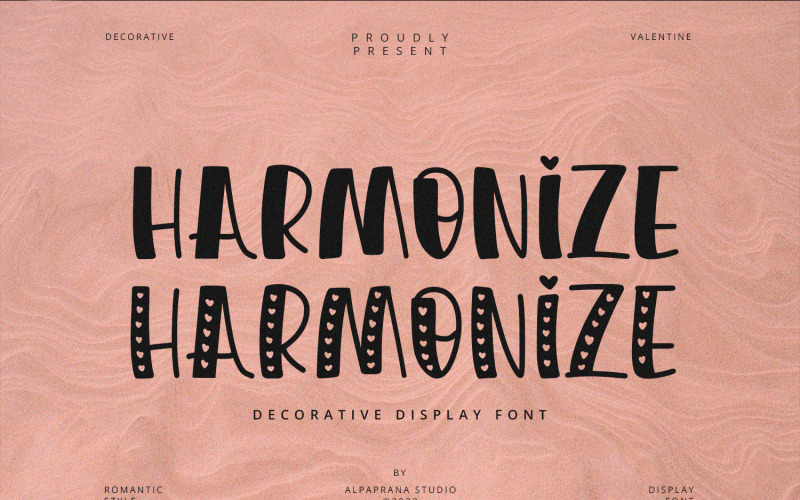 Harmonize - Romantic Display Font