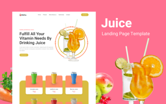 Mehu - Juice Landing Page Template