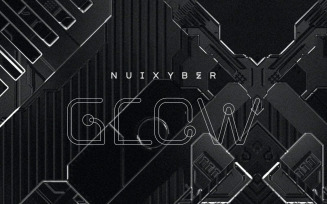 Nuixyber Glow digital font