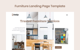 Obilje - Furniture Landing Page Template