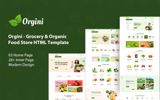 Orgini - Grocery & Organic Food Store HTML Template