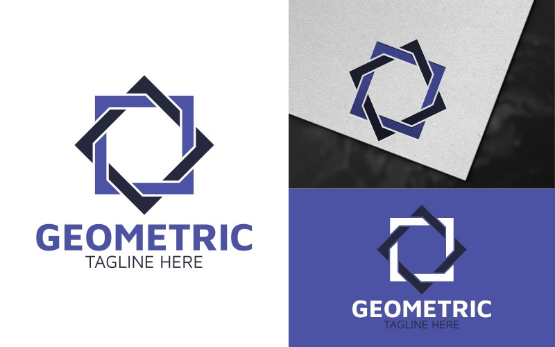 Symbol Geometric Logo Template Design