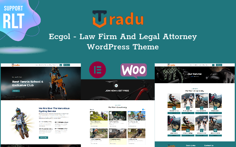Tradu - Bike Club WordPress Theme
