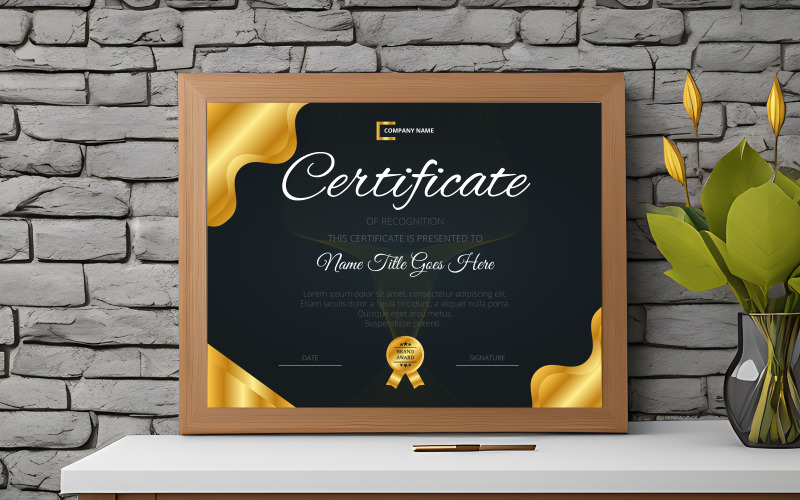 Innovation Pioneer Certificate Certificate Template
