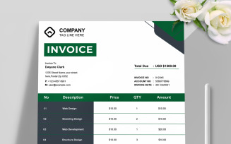 Company Invoice Templates Layout
