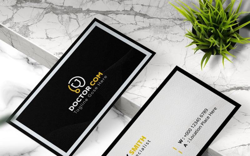 Creative Business Card for Doctors Corporate Identity