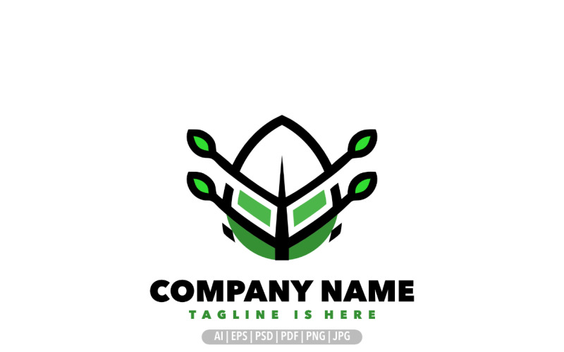 Leaf symbol logo design template loog Logo Template