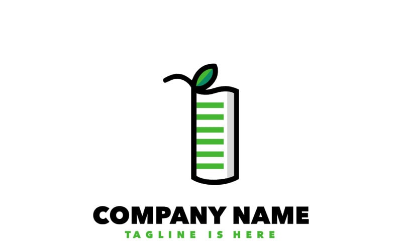 Paper nature simple logo design template Logo Template