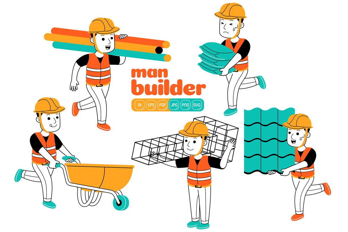 Kit Graphique #375007 Builder Homme Divers Modles Web - Logo template Preview