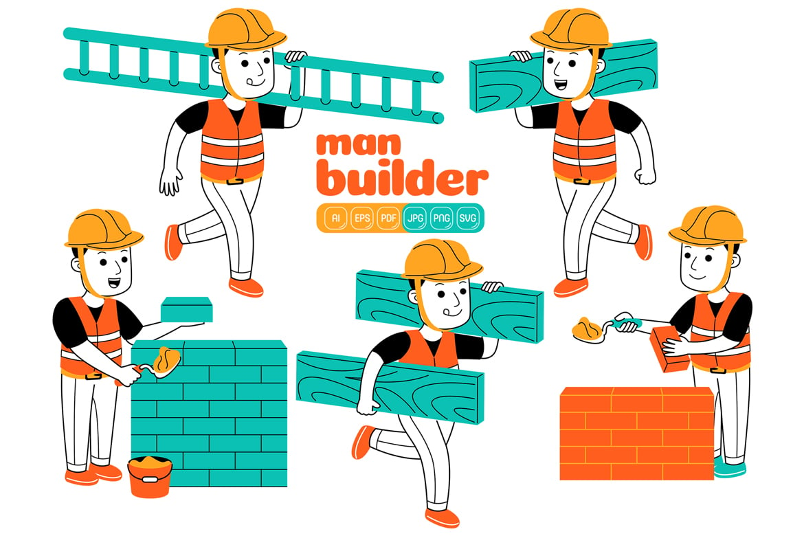 Kit Graphique #375011 Builder Homme Divers Modles Web - Logo template Preview