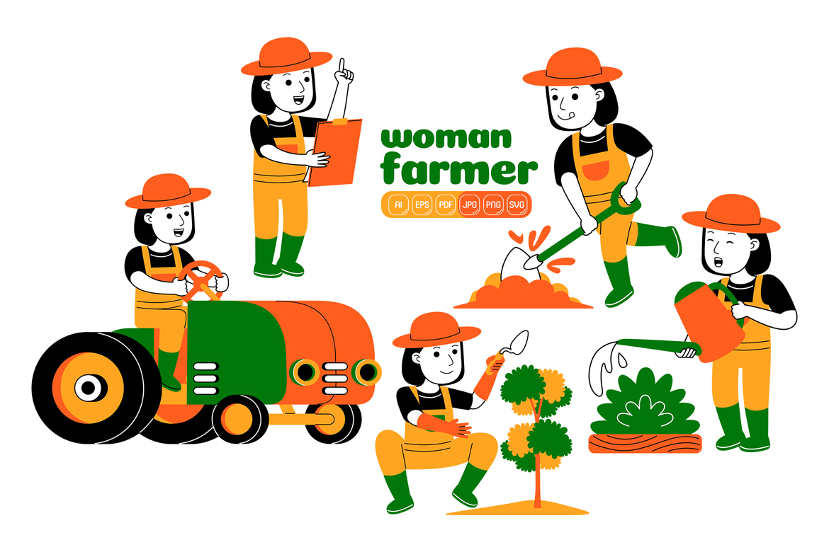 Template #375034 Farmer Farm Webdesign Template - Logo template Preview