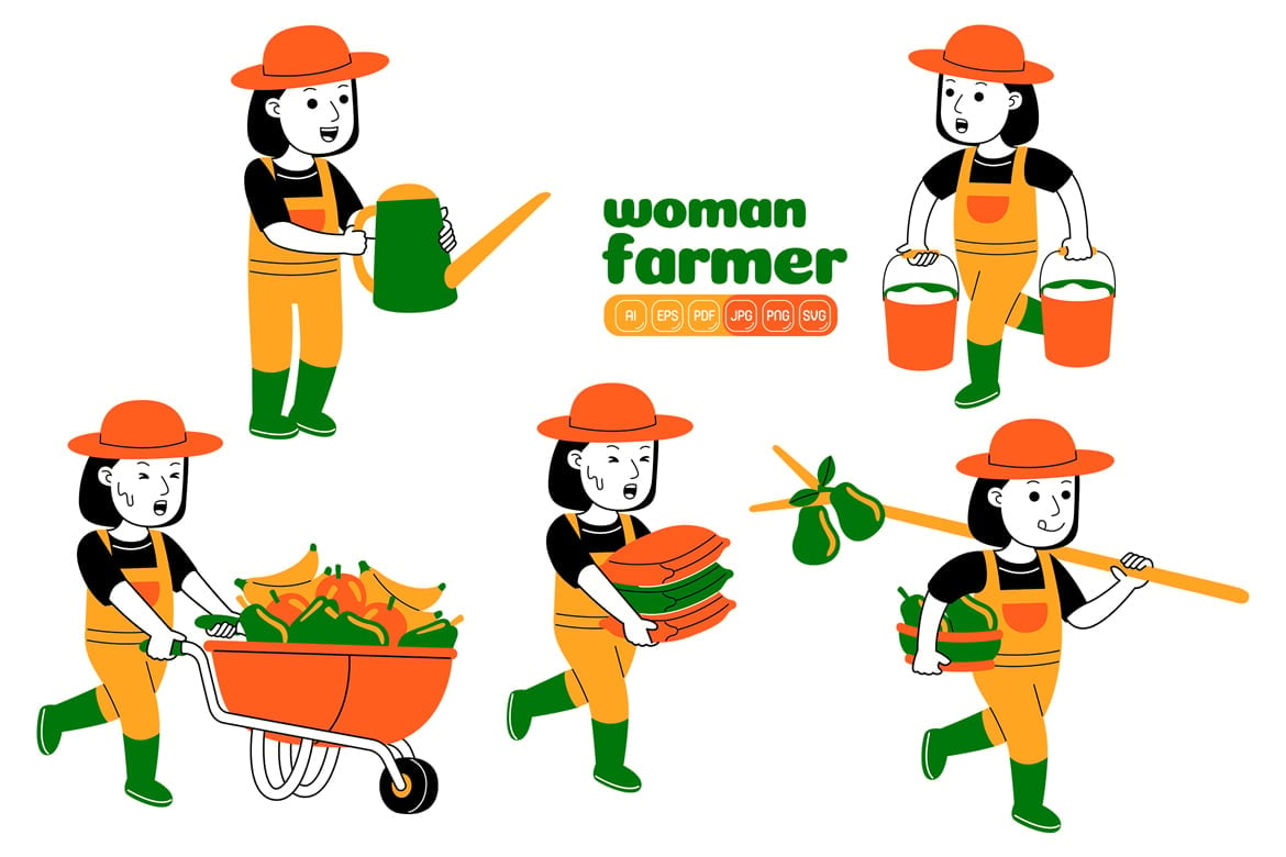 Template #375035 Farmer Farm Webdesign Template - Logo template Preview