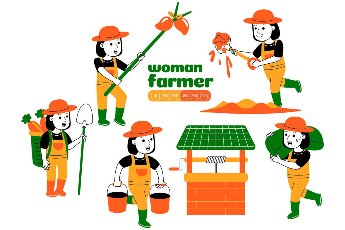 Template #375036 Farmer Farm Webdesign Template - Logo template Preview
