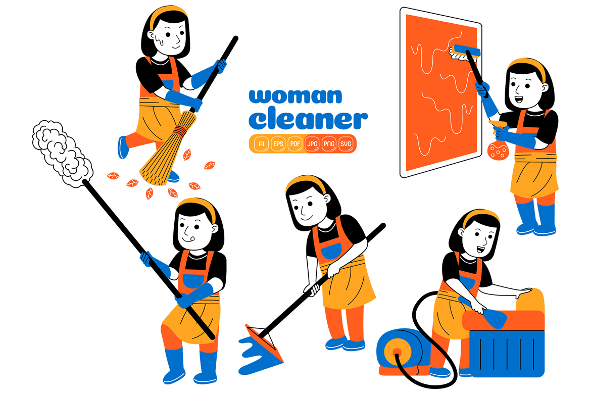 Kit Graphique #375086 Cleaner House Divers Modles Web - Logo template Preview