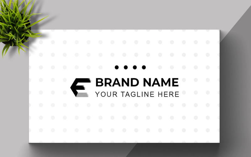 Simple White Business Card Corporate Identity