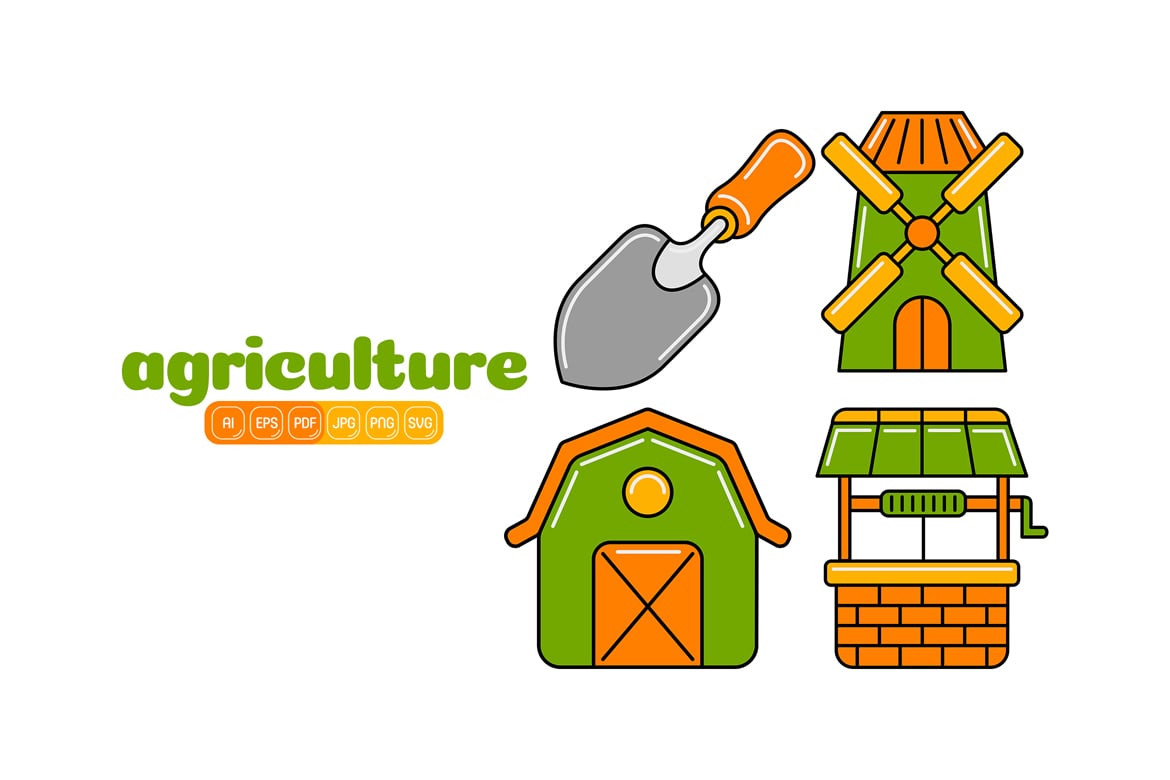 Kit Graphique #375165 Agriculture Domaine Divers Modles Web - Logo template Preview