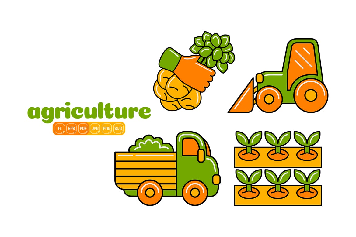 Kit Graphique #375168 Agriculture Domaine Divers Modles Web - Logo template Preview