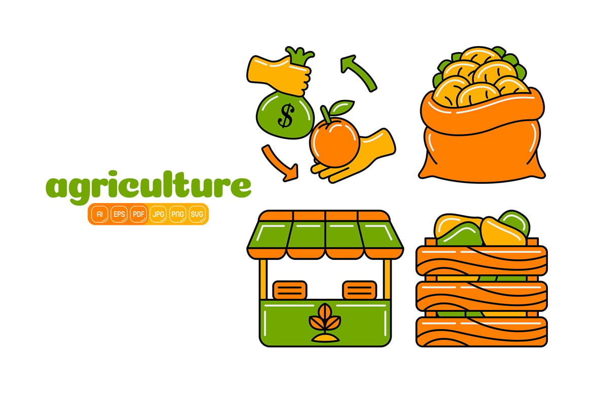 Kit Graphique #375169 Agriculture Domaine Divers Modles Web - Logo template Preview