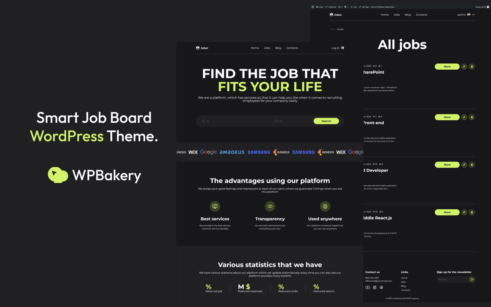 Kit Graphique #375178 Jobs Job Divers Modles Web - Logo template Preview