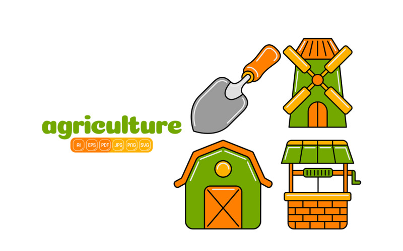 Agriculture Vector Pack #01 Vector Graphic