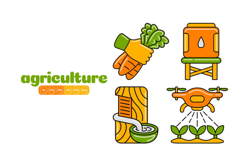 Agriculture Vector Pack #03 Vector Graphic