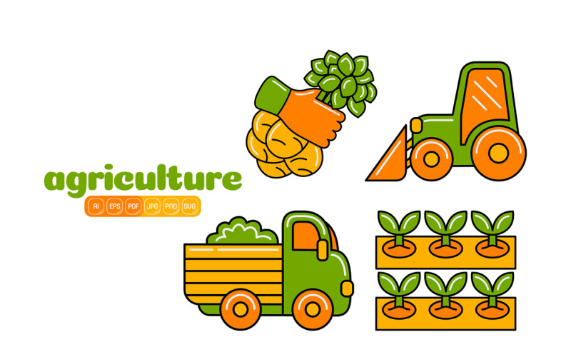 Agriculture Vector Pack #04 Vector Graphic