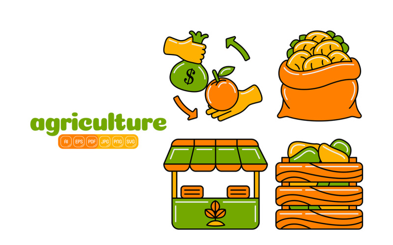 Agriculture Vector Pack #05 Vector Graphic