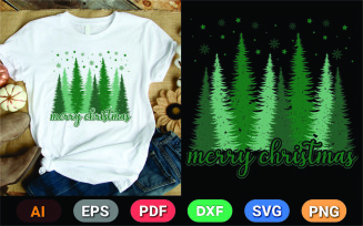 Merry Christmas T Shirt Design