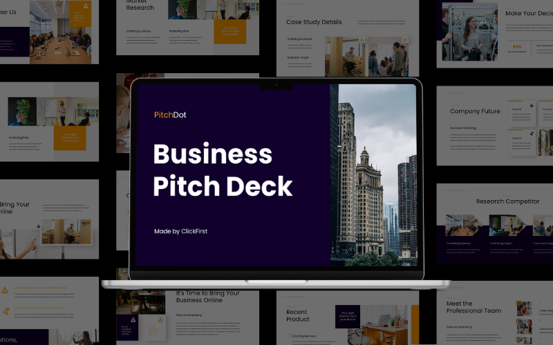 PitchDot -Business Pitch Deck Presentation