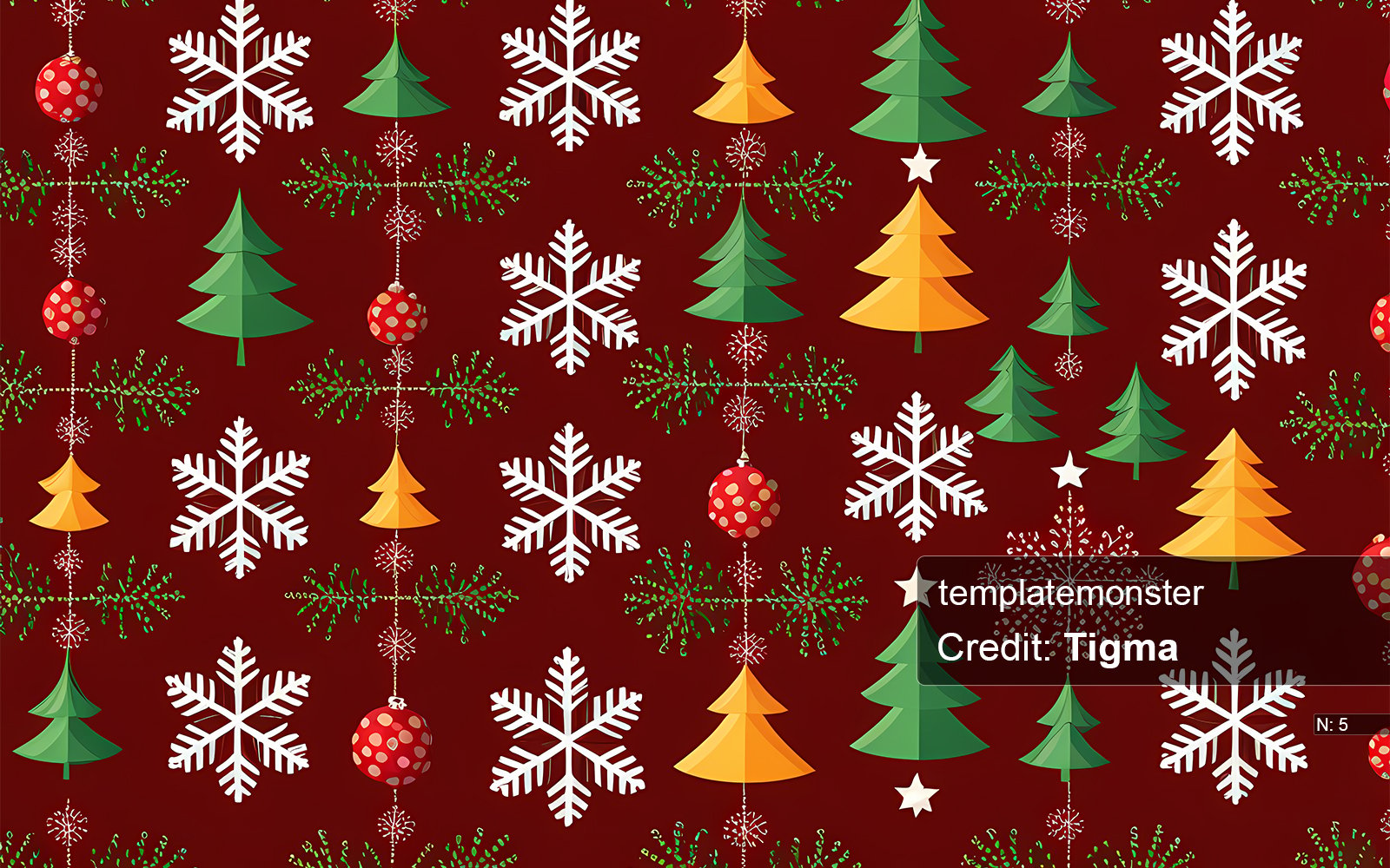 Kit Graphique #375285 Christmas Pattern Divers Modles Web - Logo template Preview
