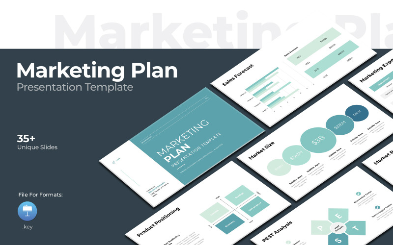 Marketing Plan Keynote Layout Keynote Template