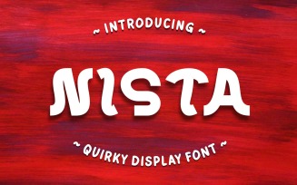 Nista - Quirky Display Font