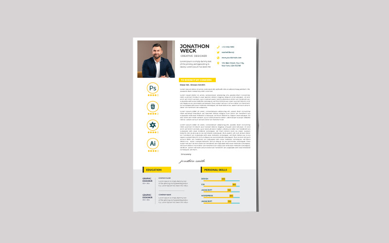 Unknown Resume | Cv Template Resume Template