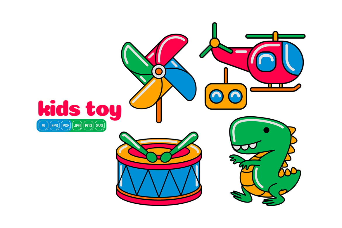 Kit Graphique #375379 Jeu Enfanthood Web Design - Logo template Preview