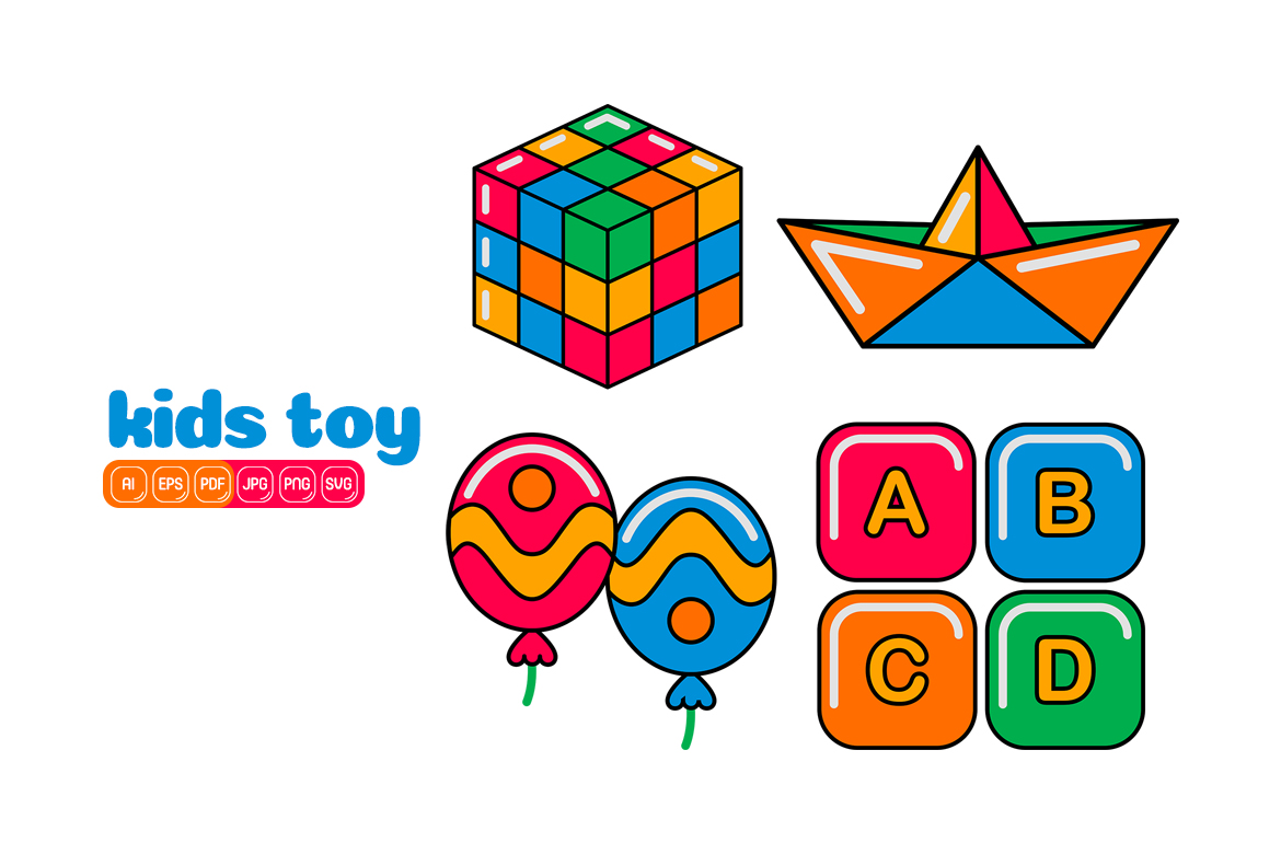 Kit Graphique #375386 Jeu Enfanthood Web Design - Logo template Preview