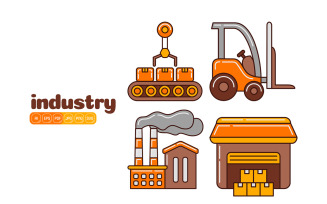 Industry Icon Vector Pack #01