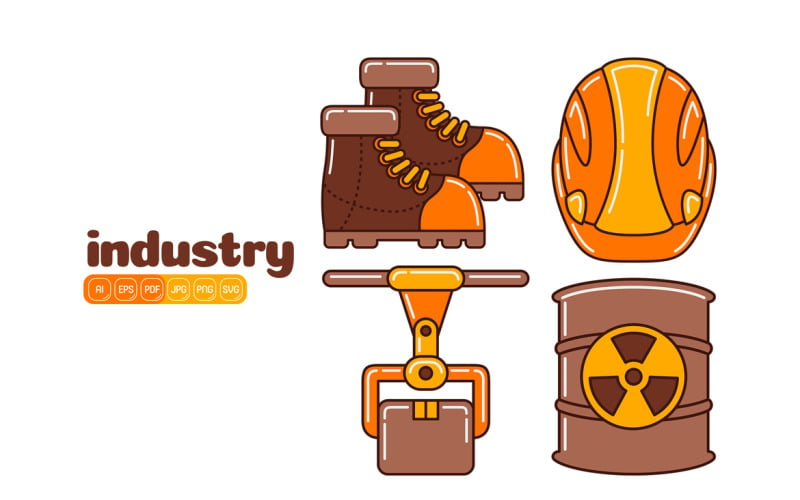 Industry Icon Vector Pack #04 Vector Graphic