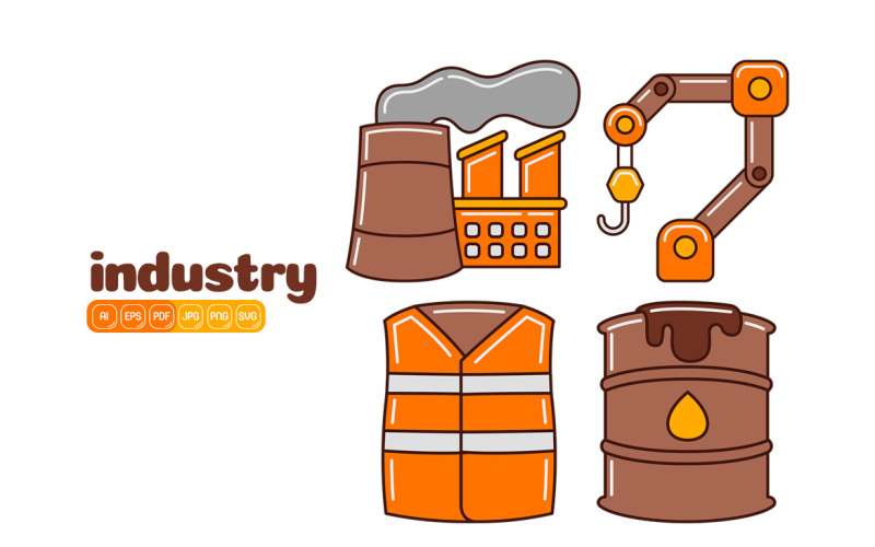Industry Icon Vector Pack #05 Vector Graphic