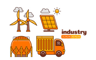 Industry Icon Vector Pack #09
