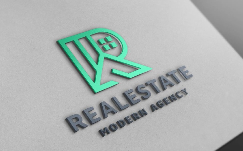 Real Estate Modern Agency Logo Logo Template