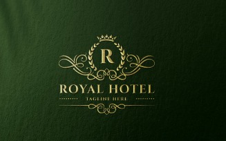 Royal Hotel Letter R Logo