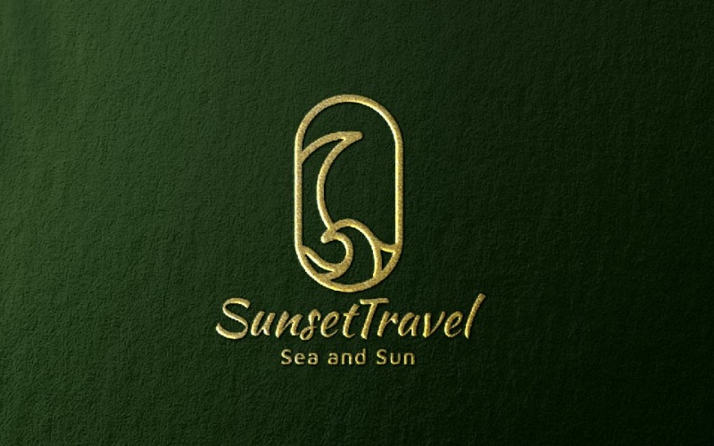 Sunset Travel Agent Logo v.2 Logo Template