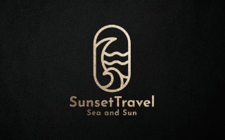 Sunset Travel Agent Logo v.4