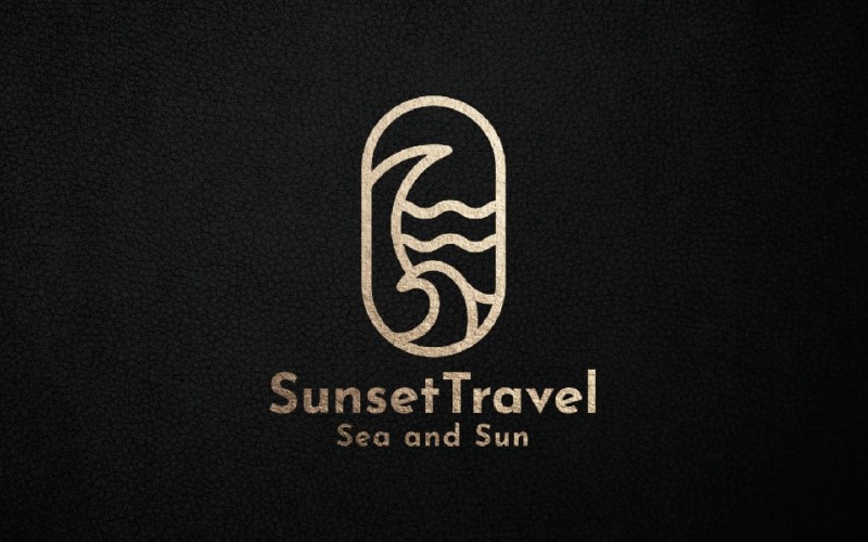 Sunset Travel Agent Logo v.4 Logo Template