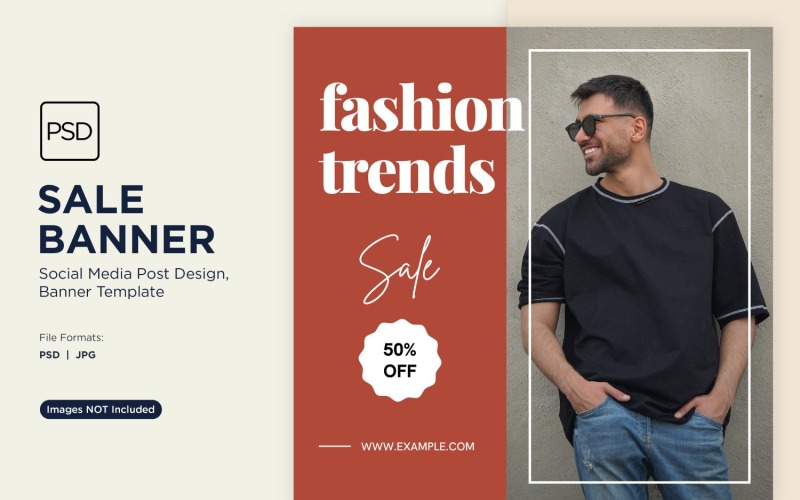 Fashion Frenzy Summer Sale Banner Design Template Social Media