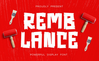 Remblance Display Font Style